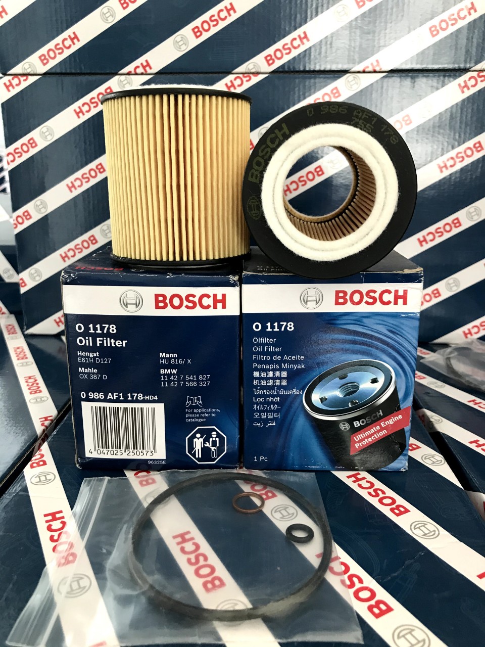 Lọc nhớt bosch o1178 - bmw x6 ; x5 ; x1, x3, x4; 3-series ; 5-series ; 7-series