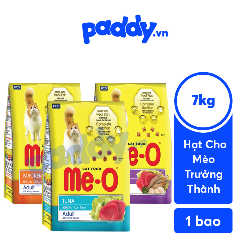 [Bao 7kg] Hạt Me-O Cho Mèo Trưởng Thành