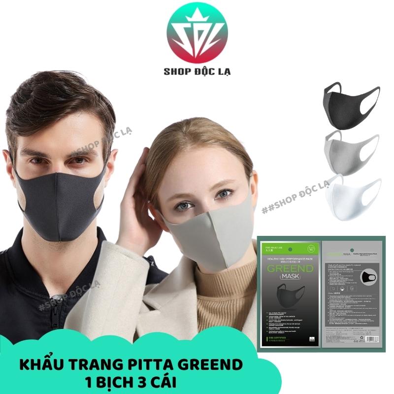 Khẩu Trang Pitta Mask GREEND Xuất Khẩu - Gói 3 Cái