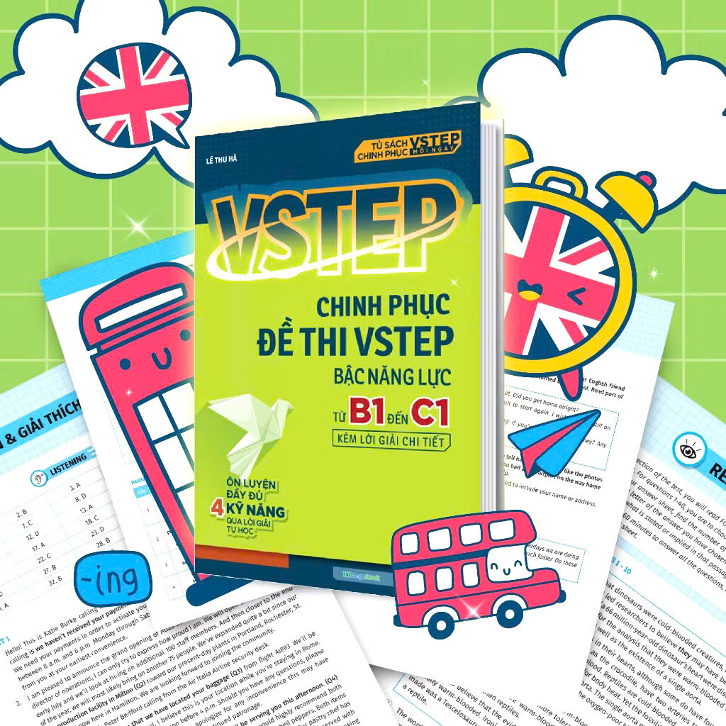 Book to Conquer the Vstep Exam for Proficiency Levels from B1 to C1