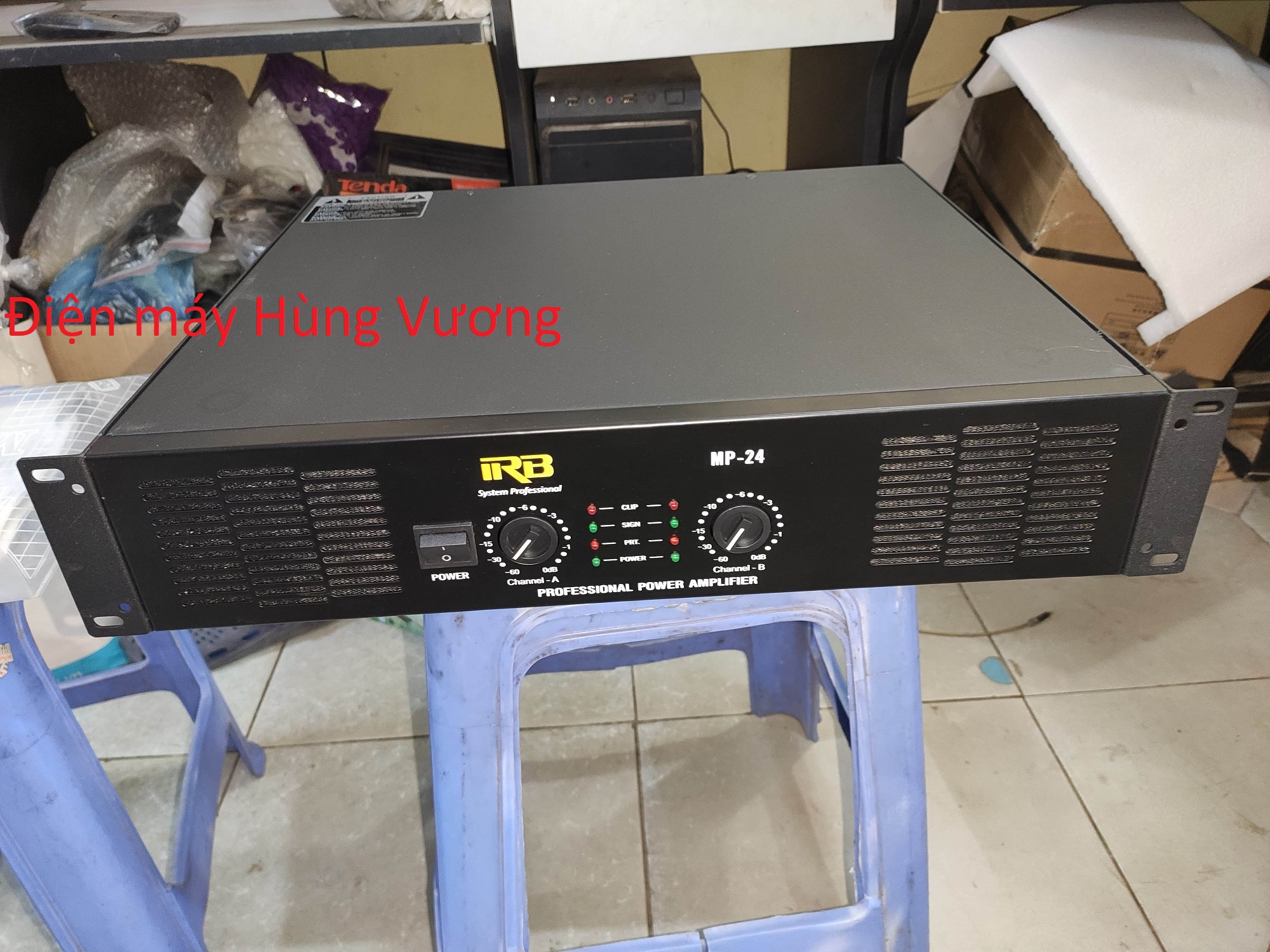 Đẩy công xuất IRB MP 24 ,24 sò , sử dụng được 2 cặp loa bass 30 +25