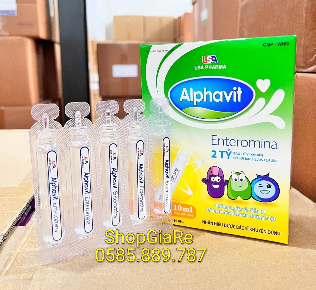 Alphavit men giúp bé hấp thu và tiêu hóa tốt hơn hộp 10ml