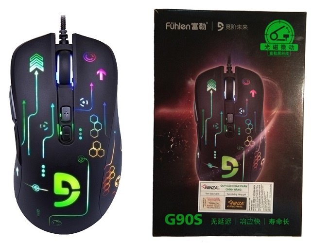 CHUỘT GAME FUHLEN G90S CỰC CHẤT, BẢO HÀNH 2 NĂM