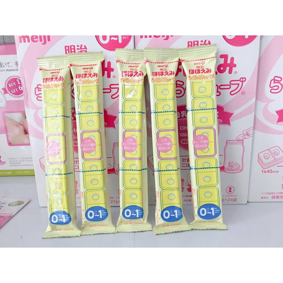 Thanh sữa Meiji Nhật số 0