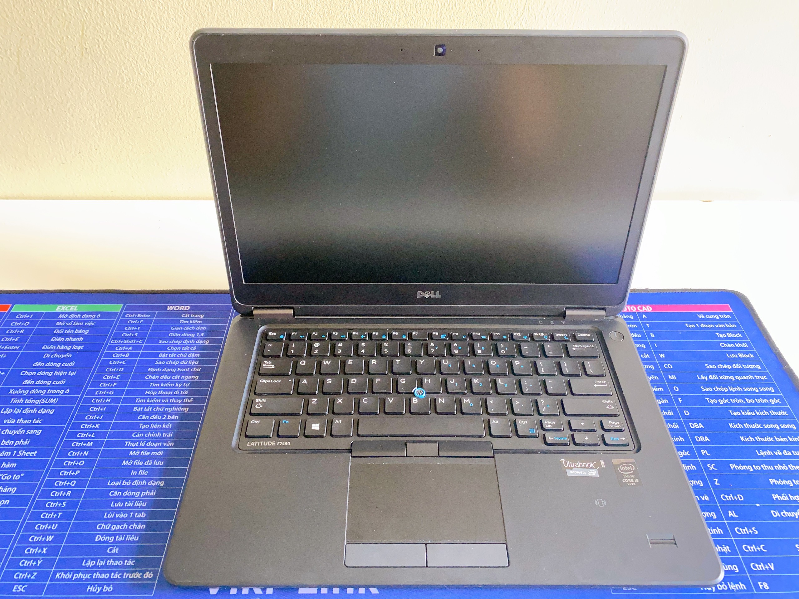 Laptop xách tay US-Dell Latitude E7450 - Core i7 - 8GB - 256GB - 14 INCH FHD