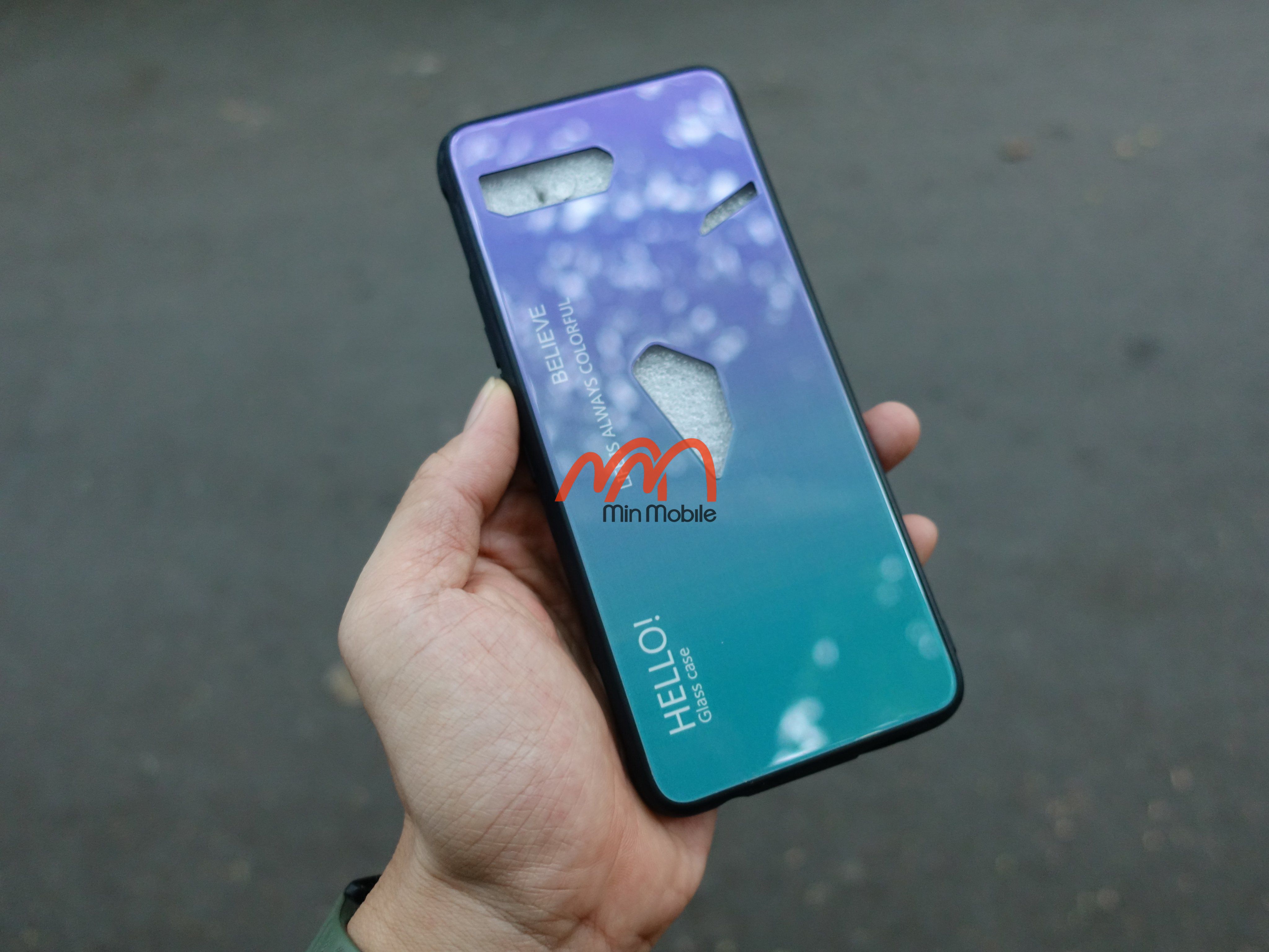 Ốp lưng kính Asus Rog Phone 2
