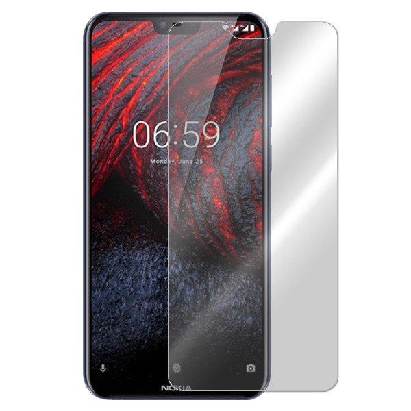 Kính cường lực trong suốt Nokia 6.1 Plus / Nokia X6 (Kèm miếng lau)