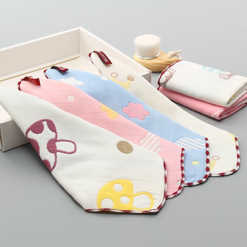 Set 5 leele khăn sữa, khăn mặt sợi tre 6 lớp