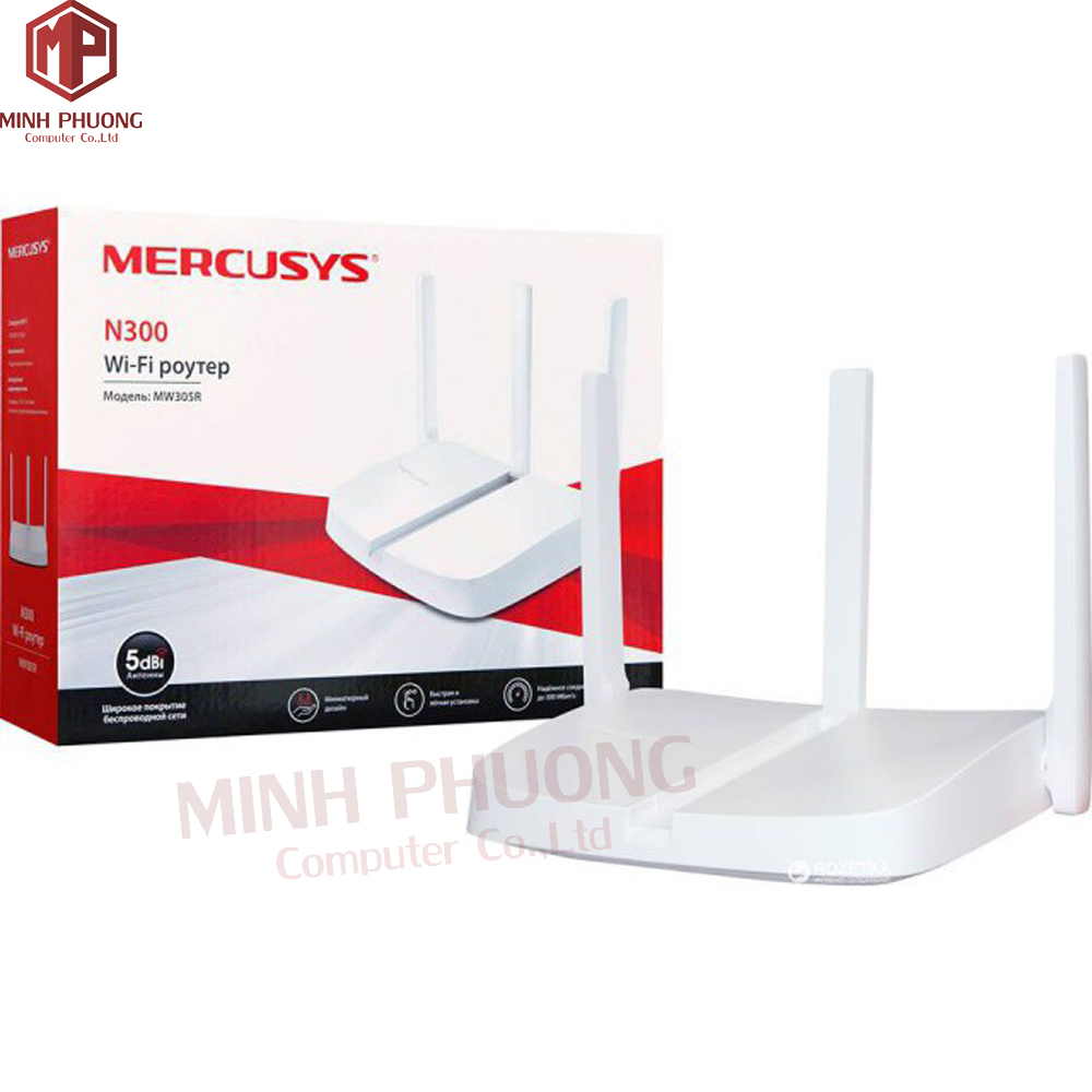 Phát wifi Mecusys 3 râu MW305R