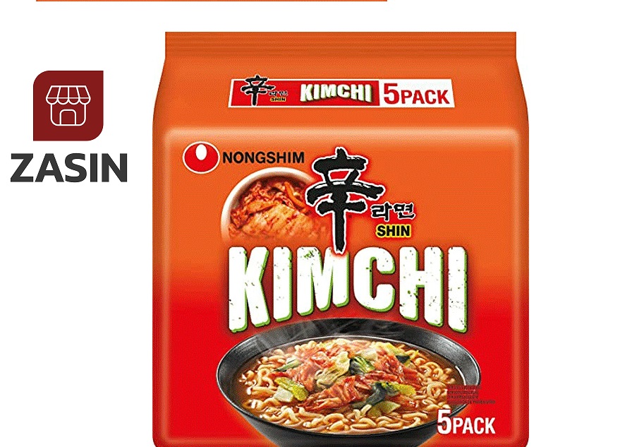 Lốc 5 gói mì nongshim kim chi Hàn quốc