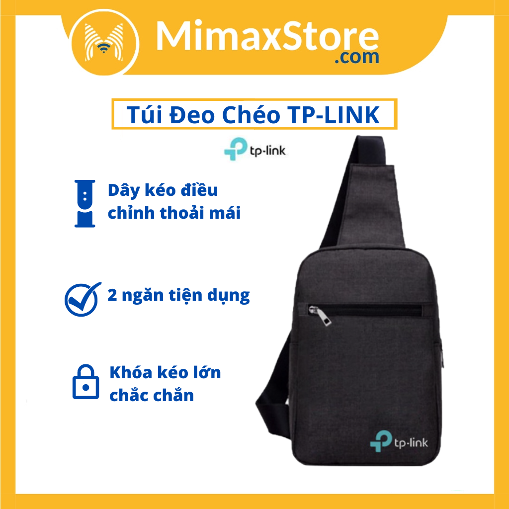 [Hỏa Tốc - HCM] Túi Đeo Chéo TP-LINK Thời Trang Chất Lượng Cao Tiện Dụng | Hàng Chính Hãng | Mimax Store