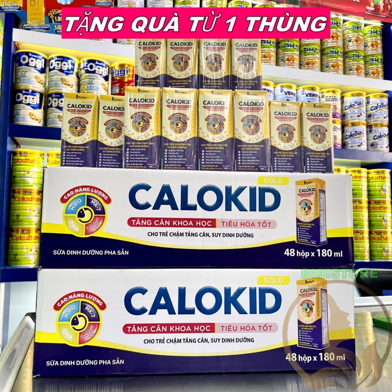 Sữa bột pha sẵn calokid 110ml/ 180ml_thùng 48 hộp