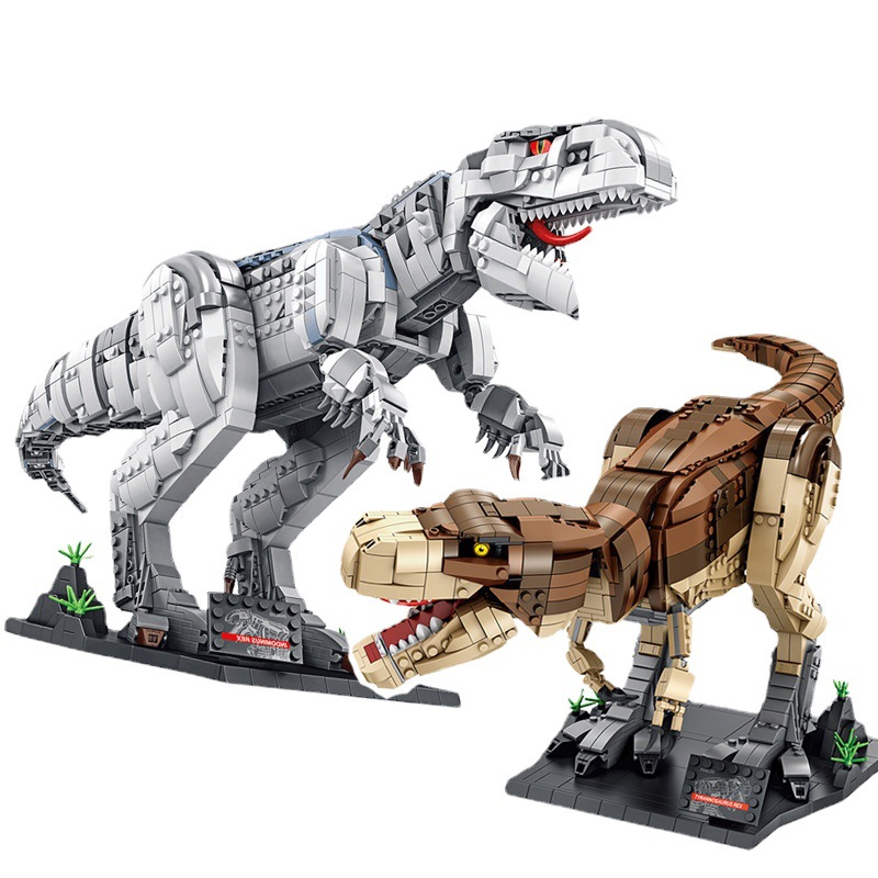 Đồ chơi Lắp ráp Mô hình Khủng long bạo chúa Panlos 611001 611002 Dinosaur World The Indominus Rex Classic MOC Tyrannosaurus