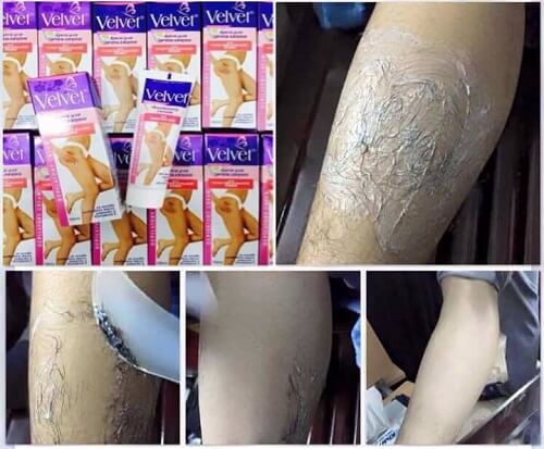 Kem tẩy lông velvet nga