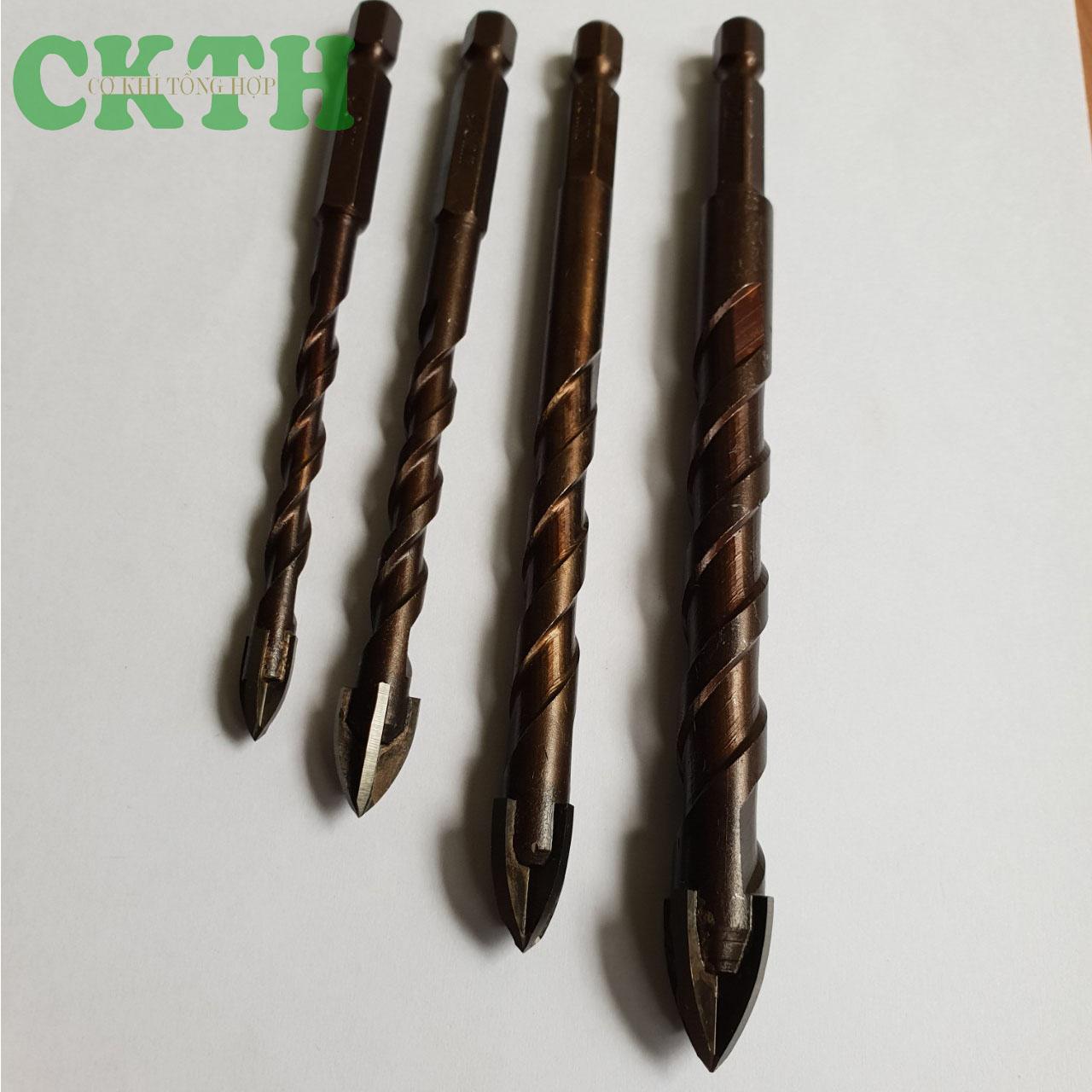 Bộ 4 Mũi Khoan Đa Năng, Khoan Tường, Đá Hoa, Gạch Men,....