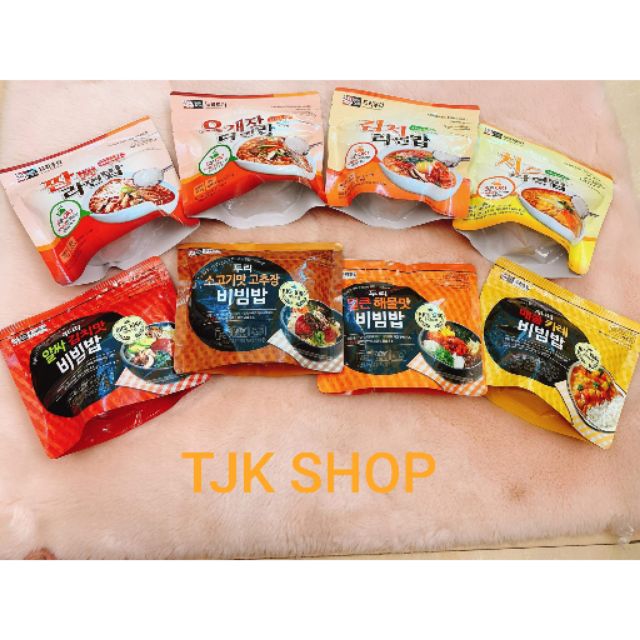 Mì + cơm trộn ăn liền túi zip