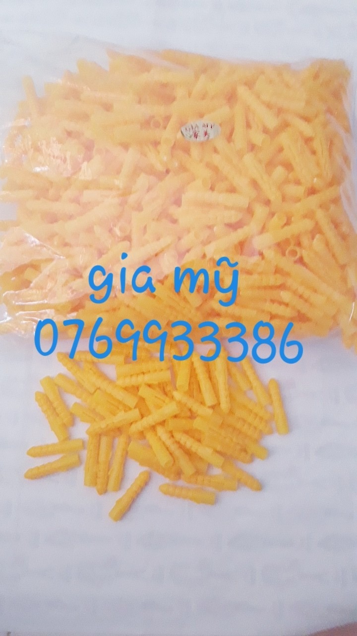 [HCM]tắc kê nhựa đóng tường bê tông gỗ( kích thước 6.810) túi 100gram .gia mỹ