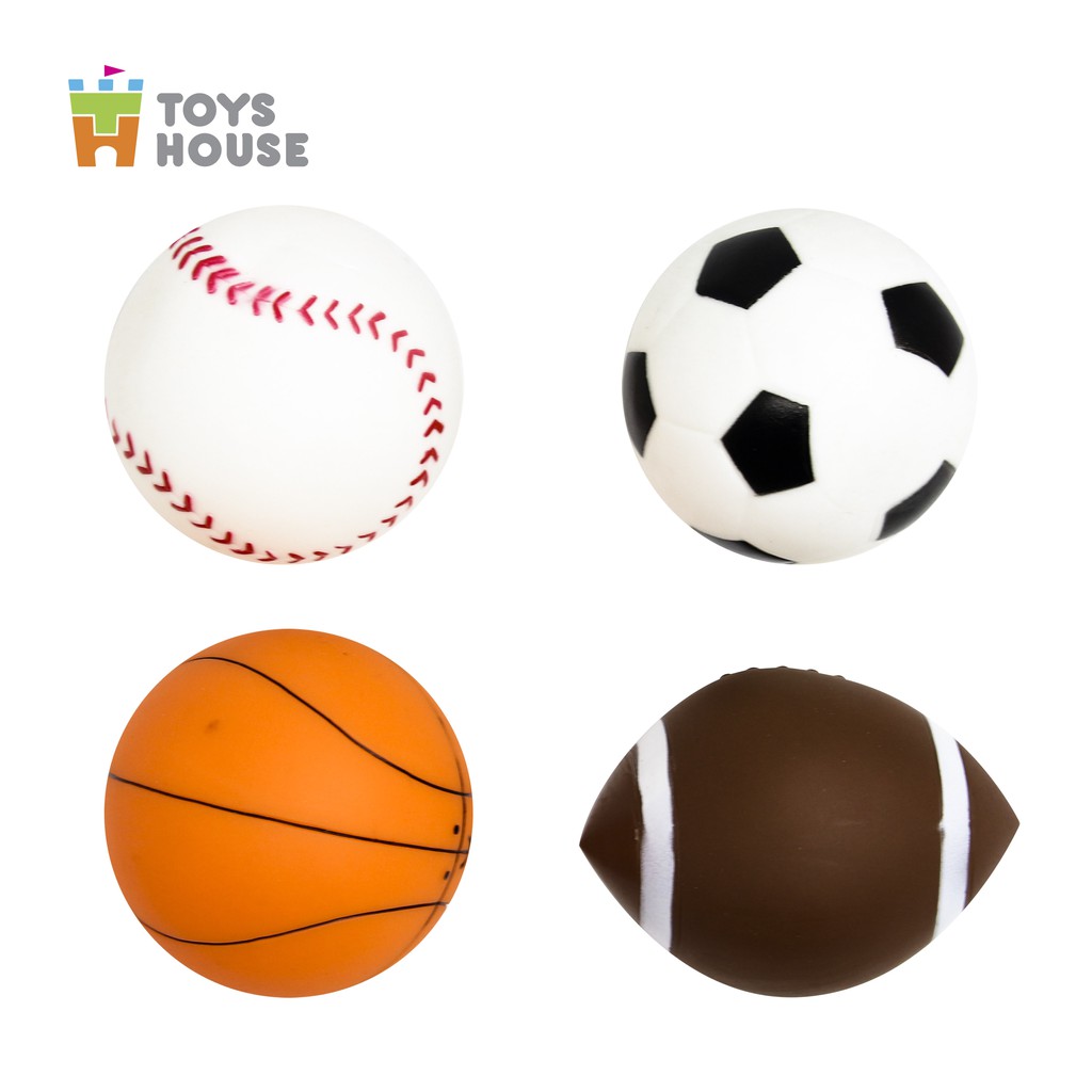 Đồ chơi nhà tắm cho bé-set 4 món hình quả bóng vô cùng dễ thương Toyshouse