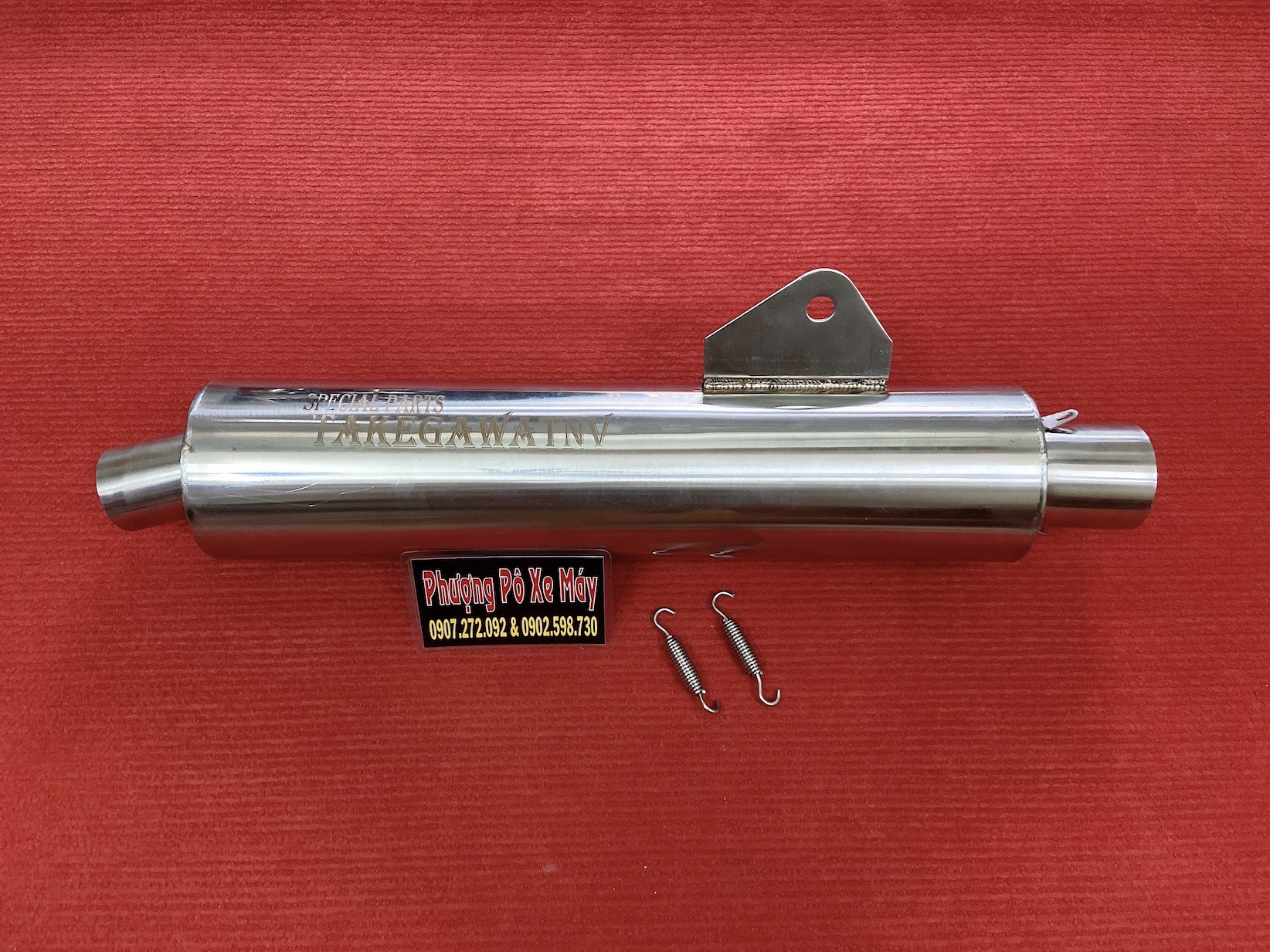 Pô lon cbr full inox 304 dành cho mọi xe máy