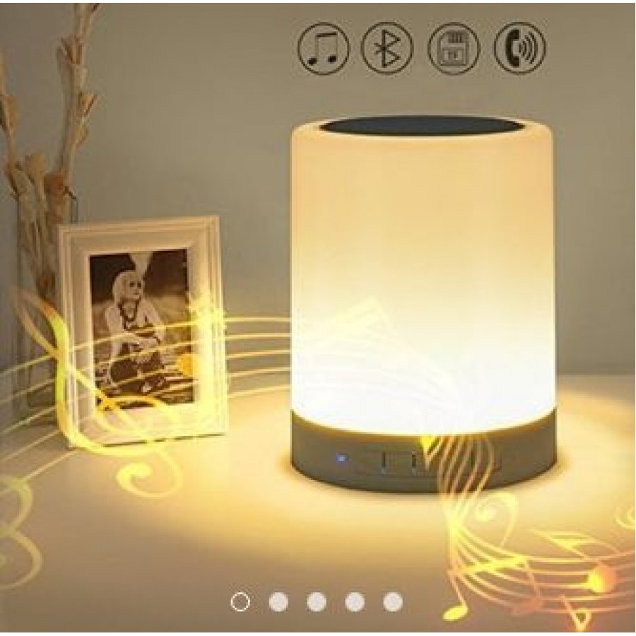 Loa Bluetooth Kiêm Đèn Ngủ Y2 Đổi Màu Cảm Ứng Cực Đẹp