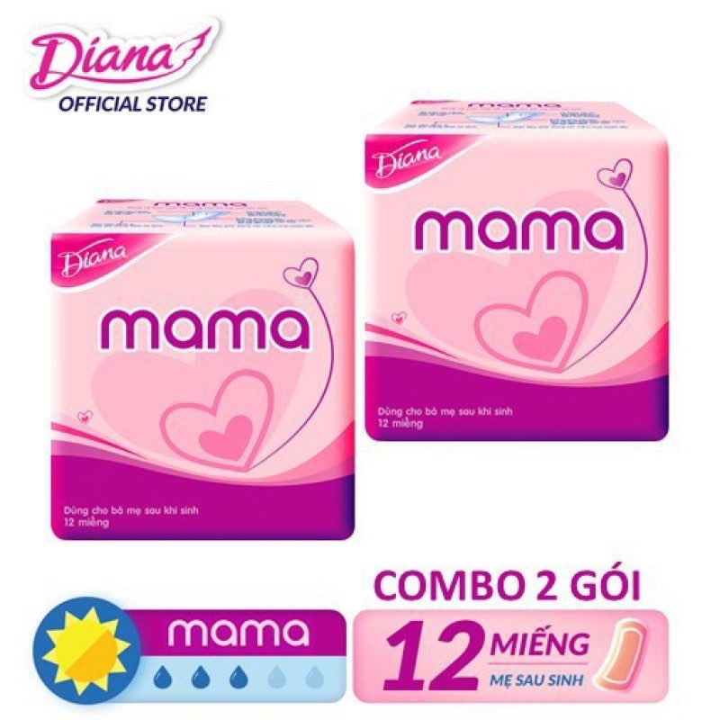 BVS Băng vệ sinh Diana Mama dùng cho phụ nữ sau sinh
