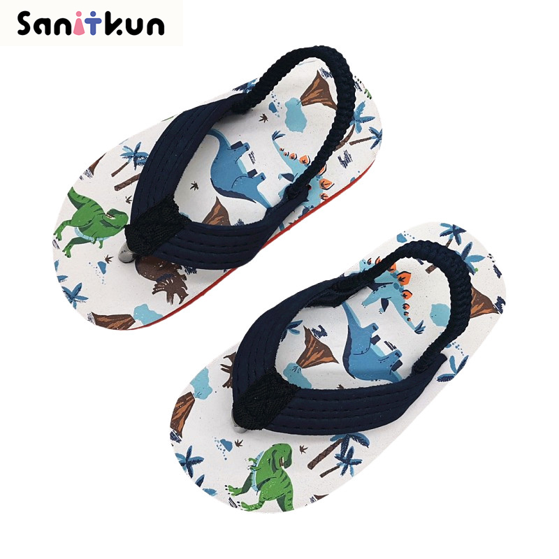 sanitkun Children s sandals light travel portable baby flip