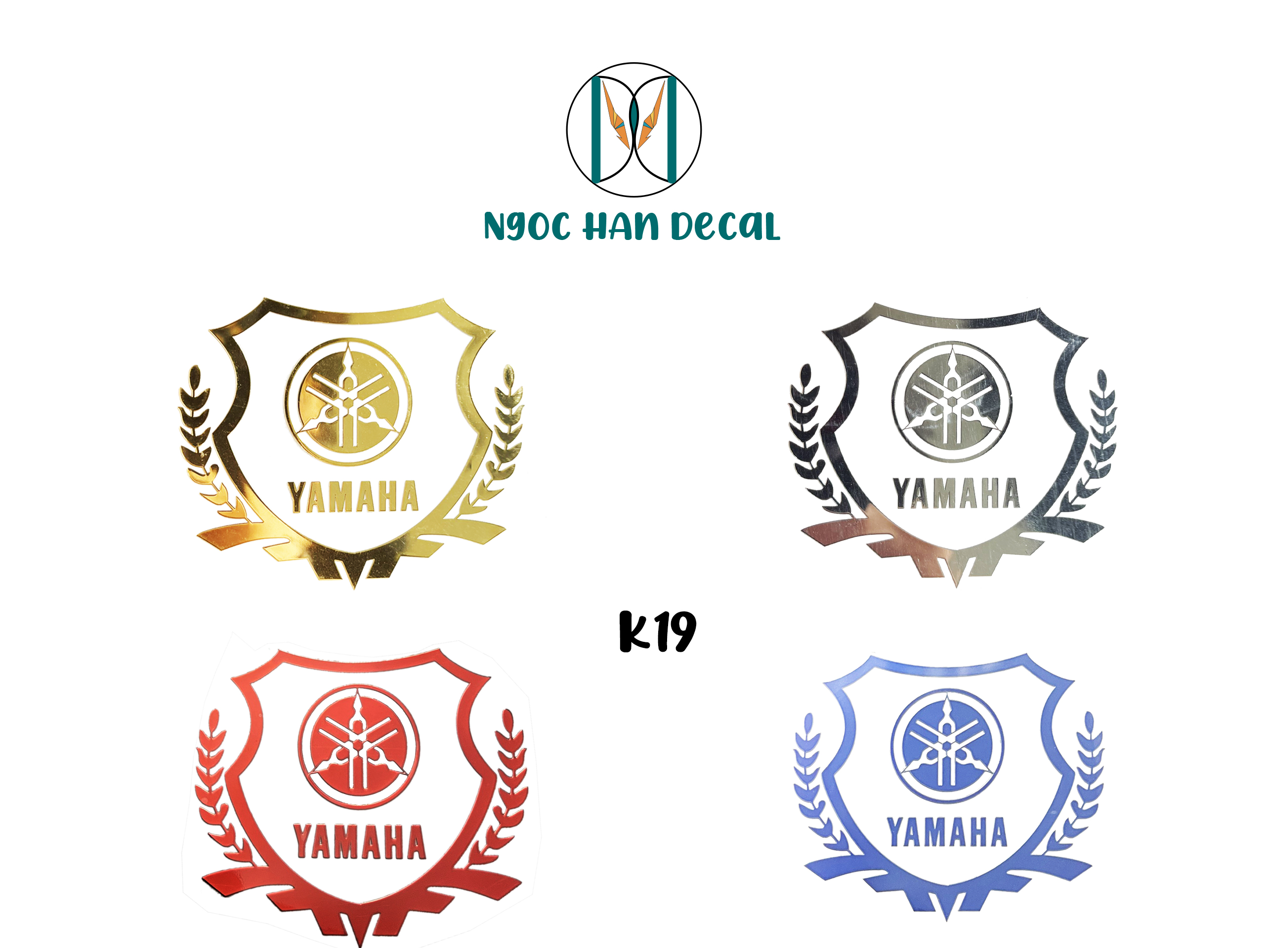 Tem Nổi Logo Yamaha Siêu Đẹp