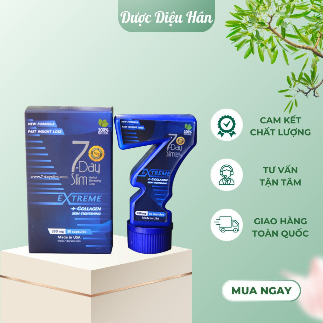 Thực phẩm giảm cân 7-day slim extreme formula usa