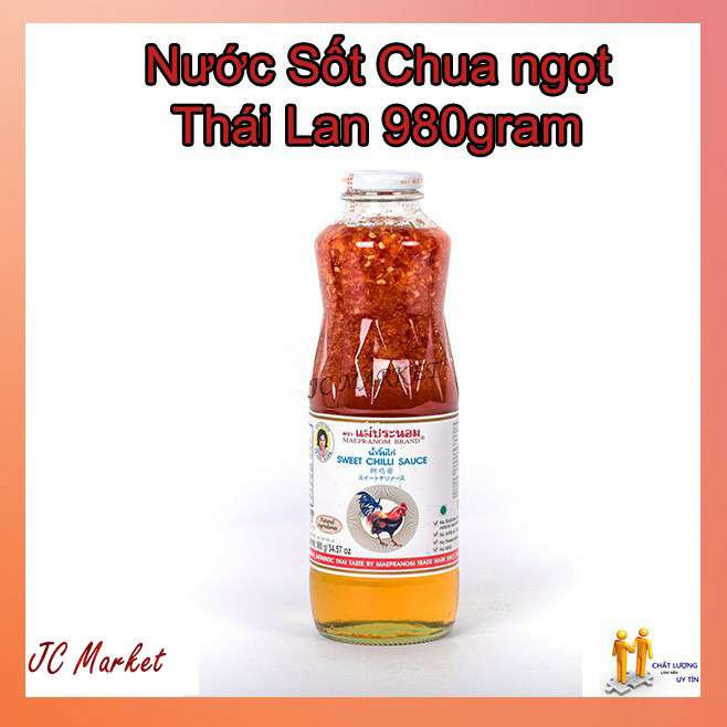 [HCM][CHÍNH HÃNG] Nước Sốt Chua Ngọt Thái Lan (Hiệu Con Gà) 980gram