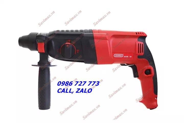 Máy khoan 3 chức năng OSHIMA K3CN28 bắt vít, khoan bê tông, khoan gỗ, khoan thép
