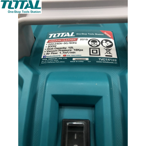 Máy hút bụi 12l total tvc14122