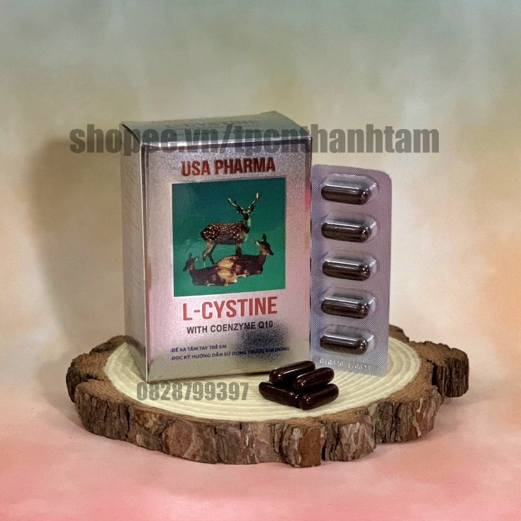 L-CYSTIN giảm rụng tóc, bổ sung dưỡng chất giúp da giảm nám, tàn nhang - Hộp 60 viên