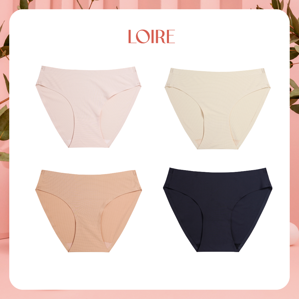 Combo 4 quần lót su đúc không viền loirechic qsd14