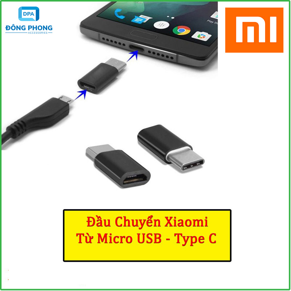 Đầu Chuyển Cổng Micro Sang Type C Chính Hãng Xiaomi