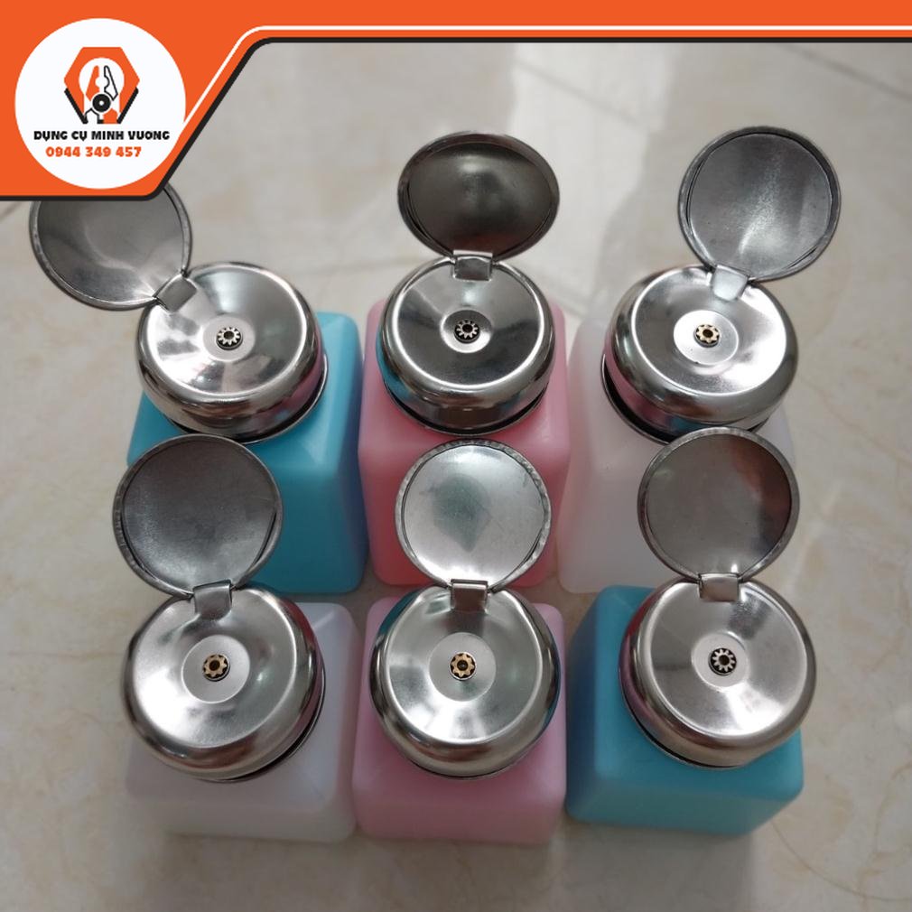 Lọ Đựng Dung Dịch, Hóa Chất nắp inox cao cấp