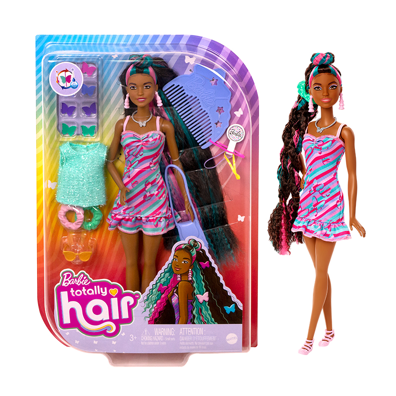 MYKINGDOM - Đồ Chơi Barbie Butterflies Và Mái Tóc Thời Trang Sành Điệu