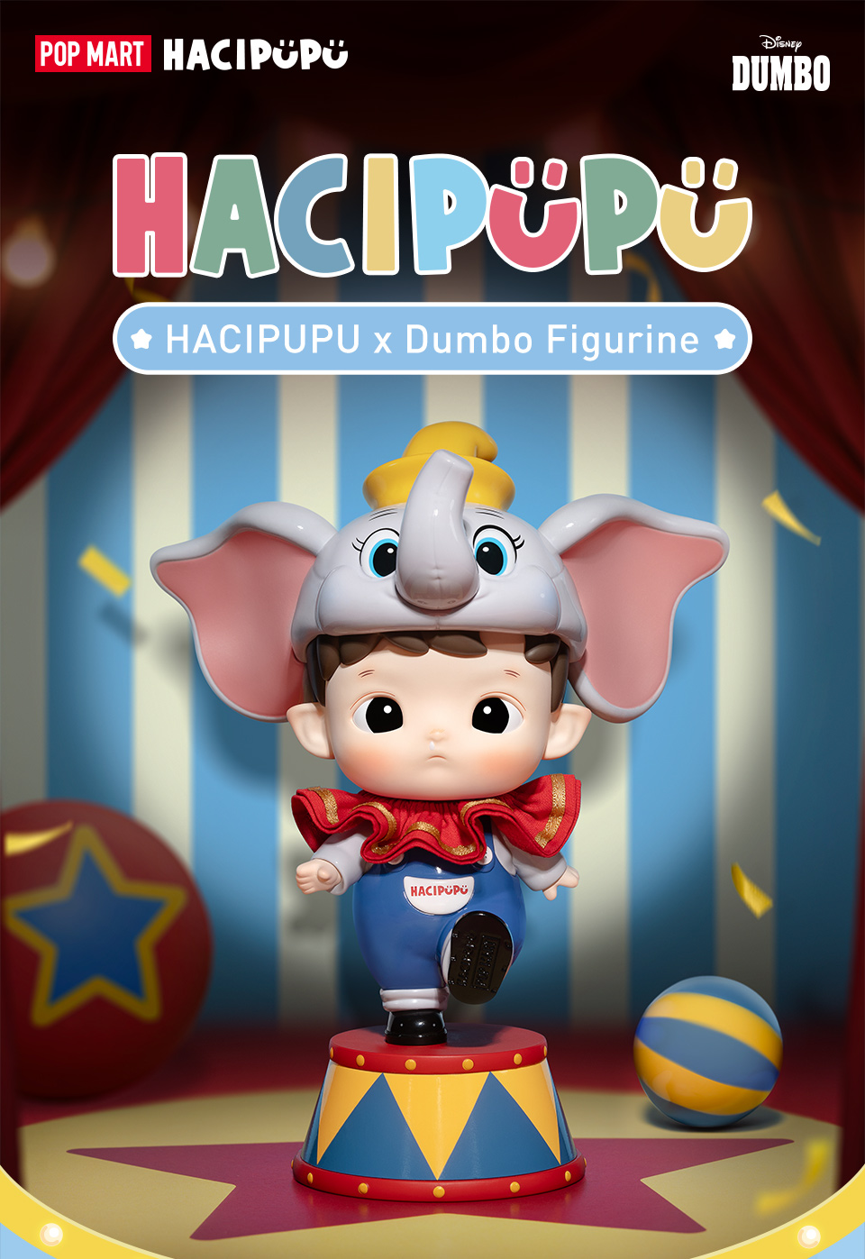 POP MART HACIPUPU × Dumbo Figurine Amazon.co.jp: POP MART HACIPUPU x Dumbo Figurine Pop-Mart