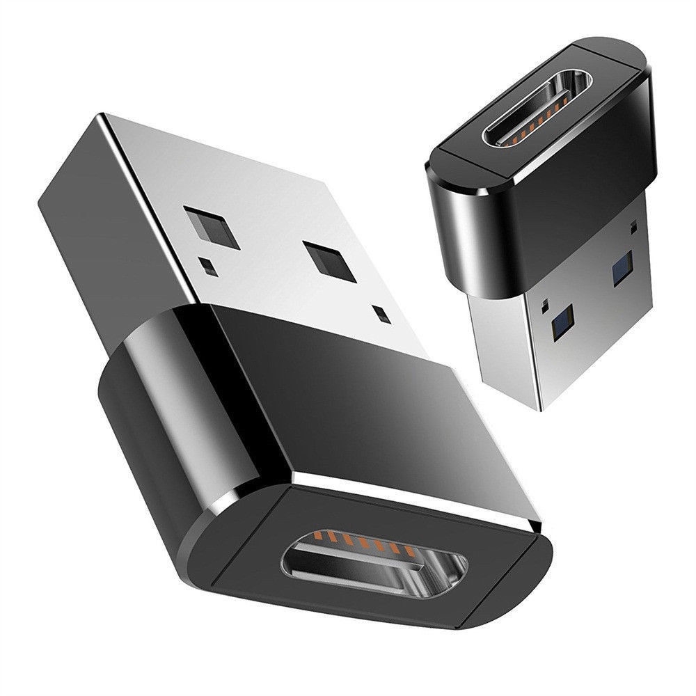 Đầu chuyển đổi usb type c sang usb - truyền dữ liệu và sạc otg - màu ngẫu nhiên