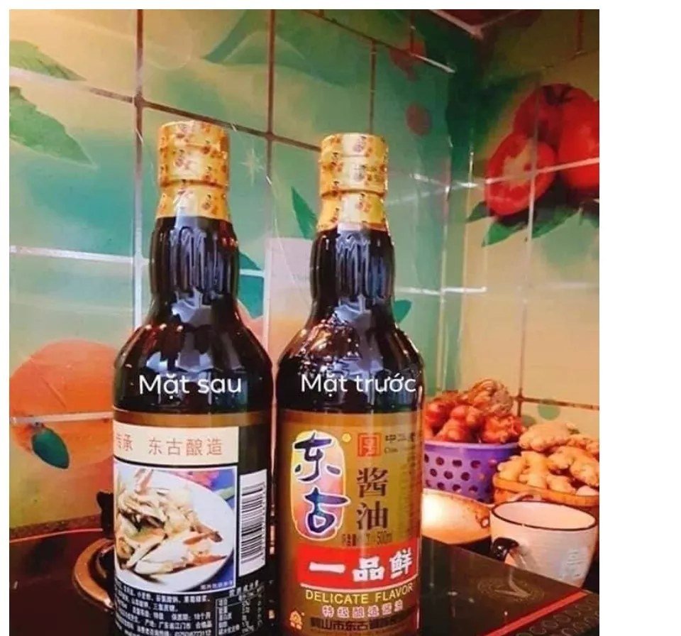 Xì dầu càng cua hàng chuẩn nội địa trung 500ml