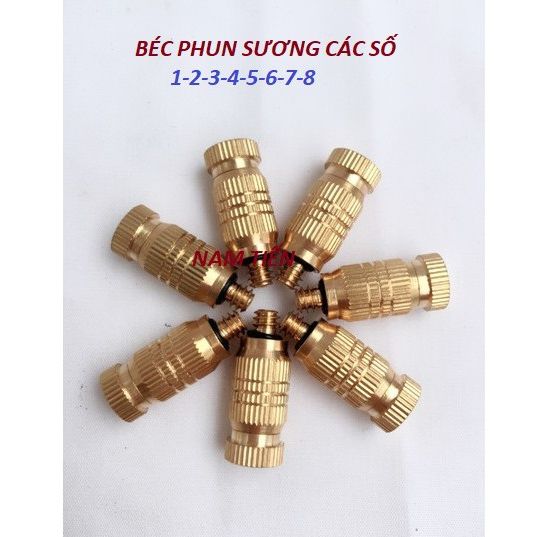 Béc phun sương số 1-2-3-4-5-6-8 tưới lan/rau/ hoa