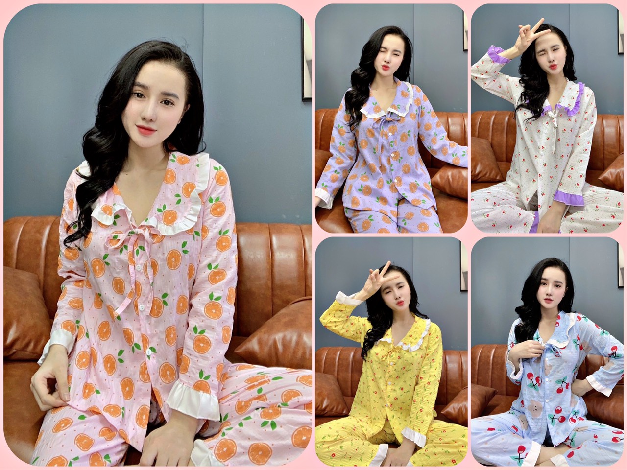 Sét bộ đũi xốp quần dài - hình shop tự chụp