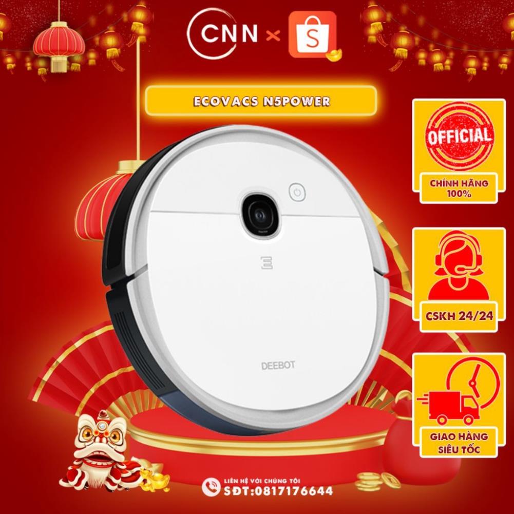 Robot Hút Bụi DDBOOT ROBOT - Robot Hút Bụi Lau Nhà Ecovacs Deebot N5 Power (DJ65)