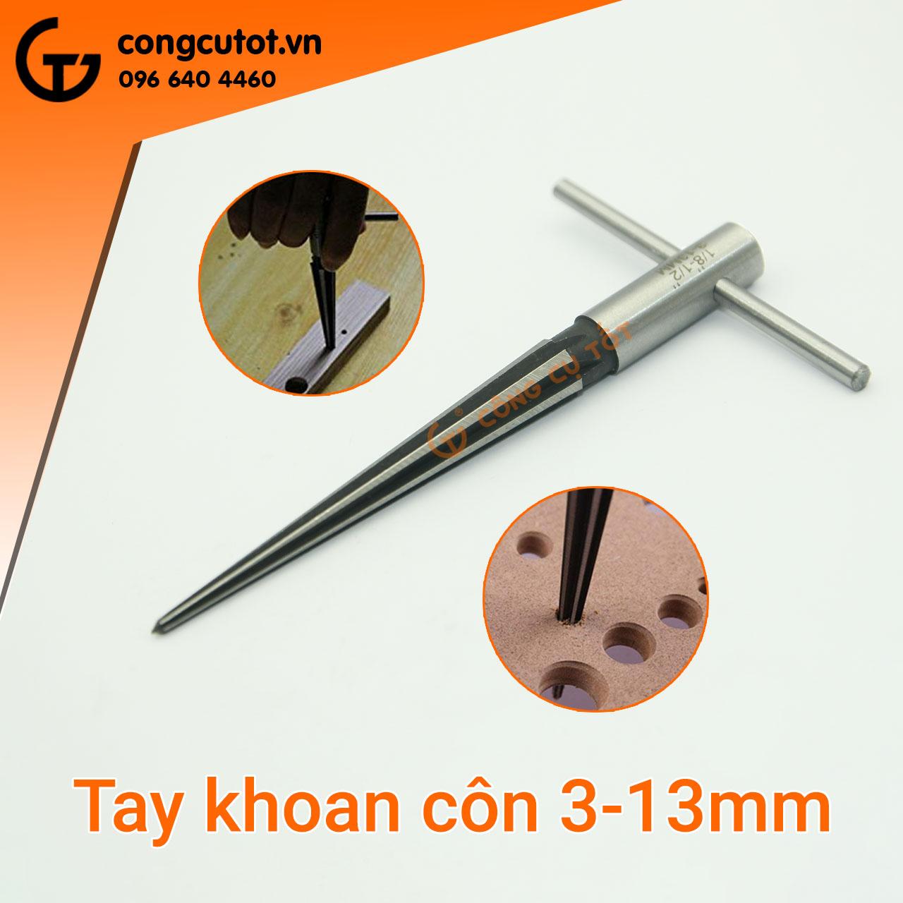 Mũi khoan côn gỗ - Mũi doa 6 cánh