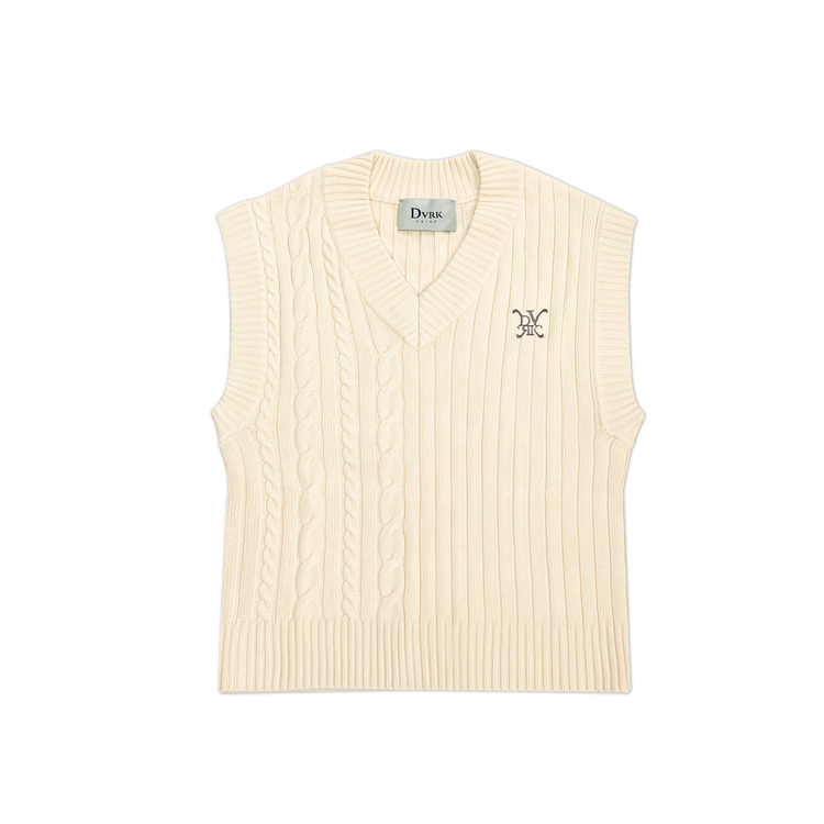Dvrk - áo ghile privé thêu logo - dvrk - 22ss