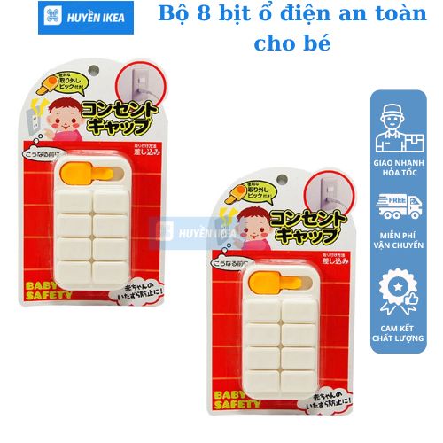 Bộ 8 bịt ổ điện an toàn cho bé