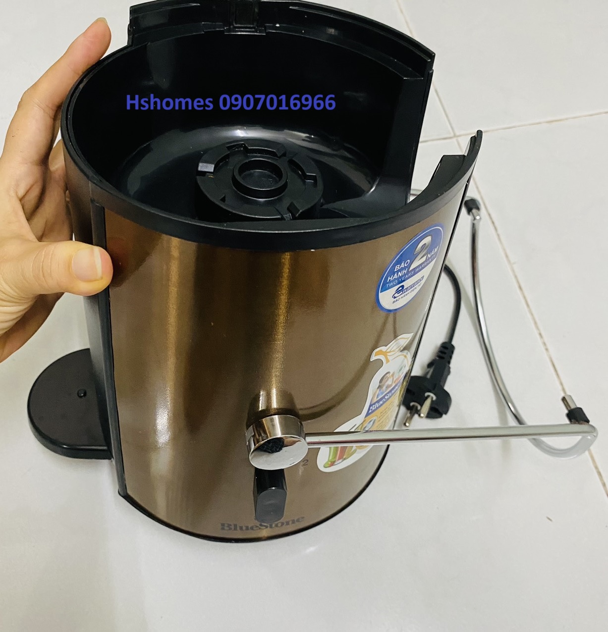 Phụ Kiện Mô tơ động cơ Máy ép trái cây Bluestone JEB-6545 Motor Thân Máy Hàng mới tách bộ Chính Hãng Bluestone