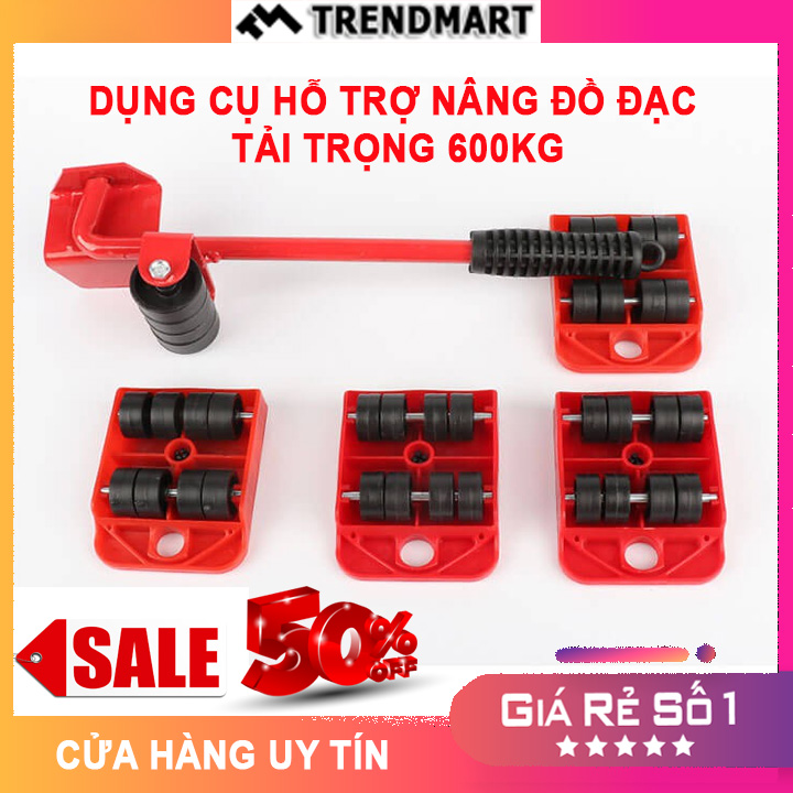 [Giá Sỉ] Bộ dụng cụ nâng và di chuyển đồ thông minh TrendMart hỗ trợ di chuyển đồ vật nặng trong nhà như bàn ghế, tủ lạnh, giường, máy giặt