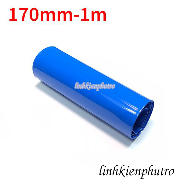 Vỏ pin 18650 co nhiệt 170mm - 1m x 2 cuộn