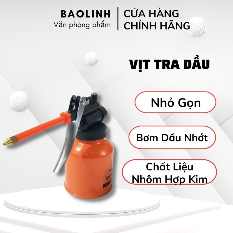 Bình bơm dầu- vịt dầu sắt, bình bơm dầu nhớt chuyên dụng, tiện ích 250ml- vanphongpham.baolinh