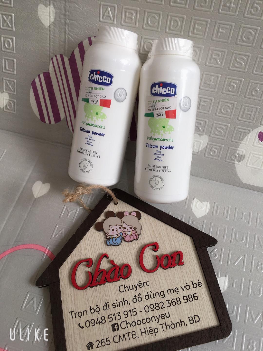 Phấn Rôm Tinh Bột Gạo Chicco
